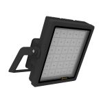 Ledvance LED-Scheinwerfer High Mast Aluminium Schwarz 470W 70000lm 90D - 740 Kaltweiß | IP66 - Symmetrisch - Exkl. Treiber