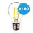 Mehrfachpackung 100x Noxion Lucent LED E27 Birne Fadenlampe Klar 4.5W 470lm - 840 Kaltweiß | Ersatz für 40W