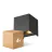 Mehrfachpackung 4x D'Lite Wandleuchte Elingen Schwarz Up & Down 4.9W 480lm - 830 Warmweiß | IP65