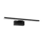 Eglo Applique Murale Conettilla Aluminium Noir Éclairage de salle de bains 7W 850lm - 830-840-865 CCT | IP44 